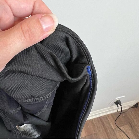 Calvin Klein Performance Womens Size Medium Black White Blue Cropped Legging - Picture 6 of 10